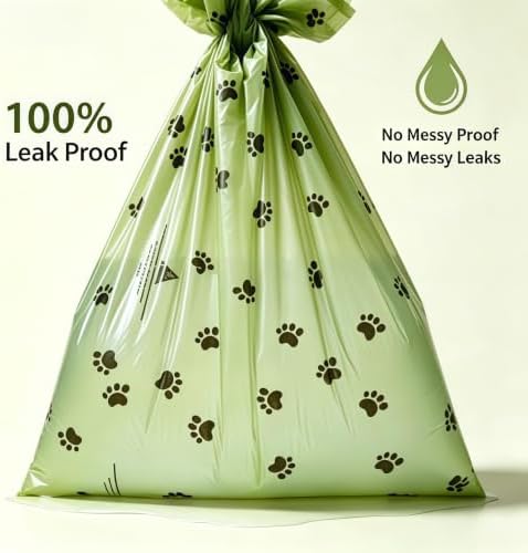Premium Dog Poop Bags, Extra Thick Heavy Duty Leak Proof Pet Waste Bags, 120 Count Durable Tear Resistant Poop Bags for Dogs, Outdoor Walking & Cat Litter Cleaning
