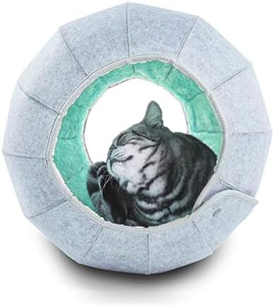 Foldable Pet Bed Cat Litter Breathable Kennel Cave Tunnel Toy Semi-Enclosed Creative Cat Mat Four Seasons Pet Supplies Felt Cloth