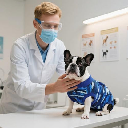 Kuoser Recovery Suit for Dogs Cats, Soft Dog Surgery Suit Female Male Spay