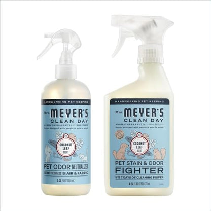 MRS. MEYER'S CLEAN DAY Pet Cleaning Kit, Coconut Leaf, 28 fl oz, 2 Pack