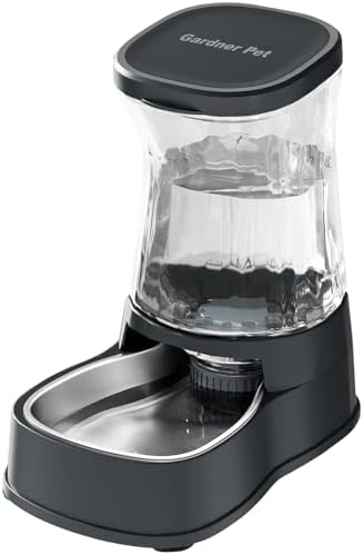 Automatic Dog Water Dispenser, Stainless Steel Bowls Feeder, 100% BPA-Free