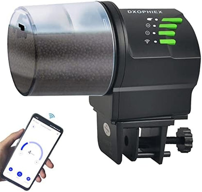 DXOPHIEX WiFi Fish Feeder Automatic Fish Feeder Automatic Dispenser