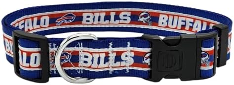 Pets First NFL Buffalo Bills Licensed PET COLLAR, Extra Large - Heavy-Duty, Strong, and Durable Dog Collar. Available in 31 Football Teams and 4 Sizes