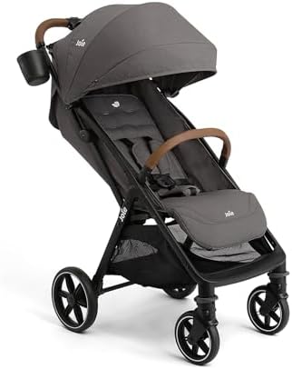Joie Baby Nutmeg Compact Lightweight Travel Stroller, One‑Hand Fold