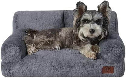 Hollypet Small Dog Large Cat Bed Puppy Couch Beds for Pets up to 25 lbs