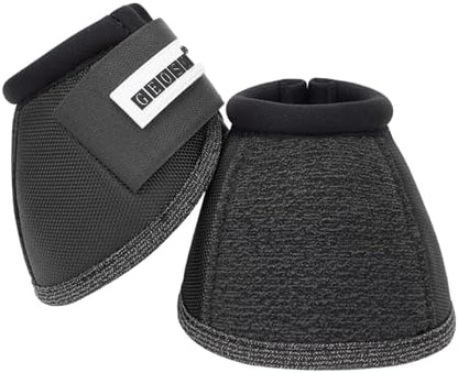 GEOSO Bell Boots for Horses,Ballistic Overreach Horse Boots | Superb Protection, Durability&Comfort,360 Degree Wrap