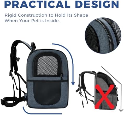Apollo Walker Cat Carrier Backpack for Small Dogs and Cats Up to 18 lb