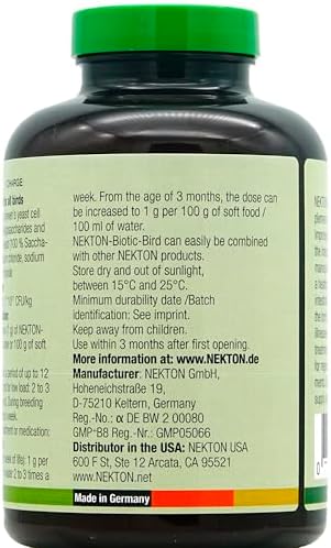 Nekton-Biotic-Bird Probiotic for Birds 250g, (9oz)