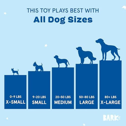 BarkBox Bath Bomb 3-in-1 Interactive Rubber Dog Toy Balls - for Dogs