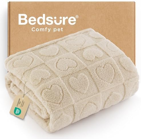 Bedsure Dog Blanket for Small Dogs Puppy and Cats, Soft Fleece, 25x35 inch