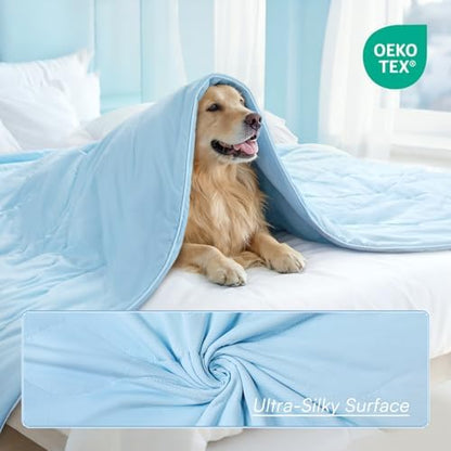 Luciphia Cooling Dog Blanket, Q-MAX>0.5 Pet Throw for Couch, Crate & Bed
