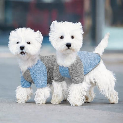 KYEESE 2Pack Dog Shirt for Small Dogs Sun Protection Tank Top with Sleeves