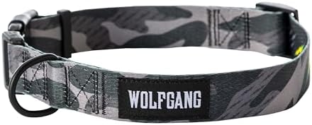 Wolfgang Wide Venture Dog Collar Darkskies Print Large