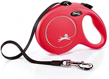 FLEXI® Classic Tape Retractable Dog Leash, Large, 16 ft - Red