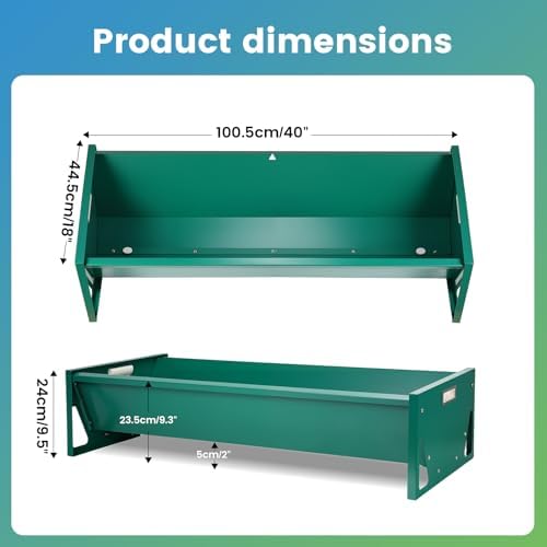 Goat Feeder Horse Trough Livestock Grain & Hay Feeder