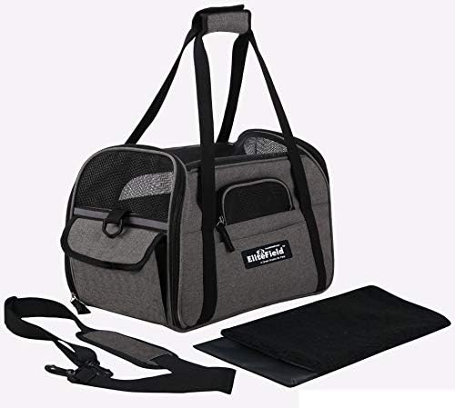 EliteField Soft-Sided Pet Carrier for Cats & Small Dogs (3-Year Warranty)