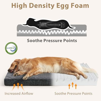 JOEJOY Orthopedic Dog Bed for Extra Large Dogs