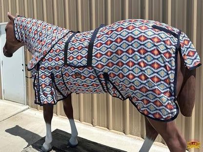 HILASON Horse Fly Sheet Breathable Mesh UV Protection Mosquito Bug Summer