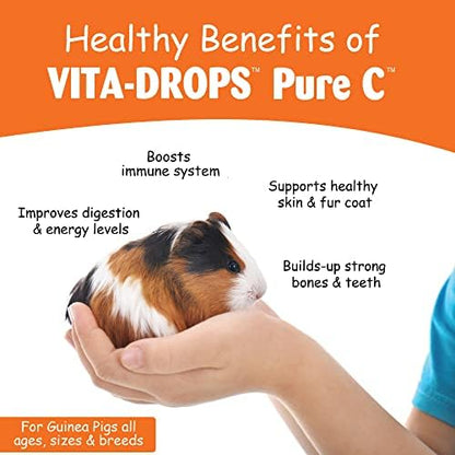 Oasis #80254 Vita Drops-Pure C for Guinea Pig,2-Ounce,Packaging May Vary,(Pack of 2)