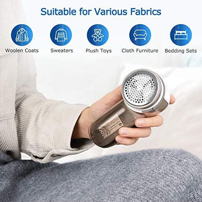 BEAUTURAL Fabric Shaver and Lint Remover, Portable Sweater Defuzzer