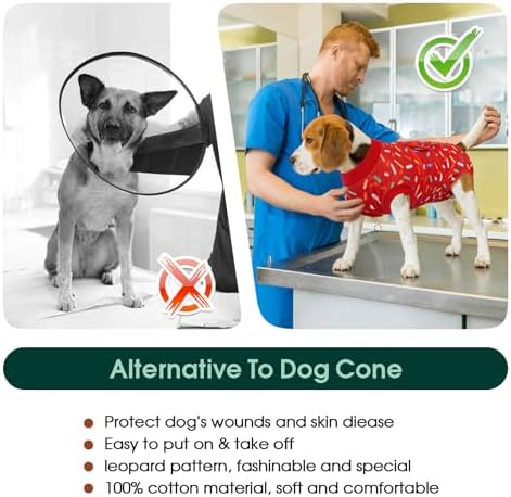 Kuoser Recovery Suit for Dogs After Surgery, Female Dog Onesie for Surgery