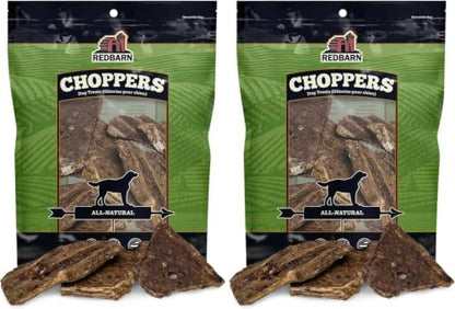 Redbarn Pet Products 100% Natural Choppers Beef Lung Chew Treats for Dogs - Premium Made in USA Rawhide-Free Single Ingredient High Protein Low Fat -18 oz