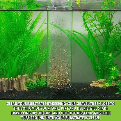 Python No Spill Clean and Fill Aquarium Maintenance System, Gravel Cleaner and Water Changer, 25 Foot