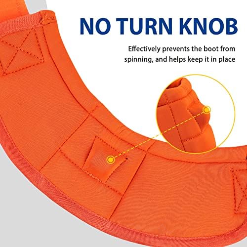 Harrison Howard Horse Bell Boots Overreach Bell Boots No-Turn Bell Boots for Horse-Durable Protective Hoof Boot
