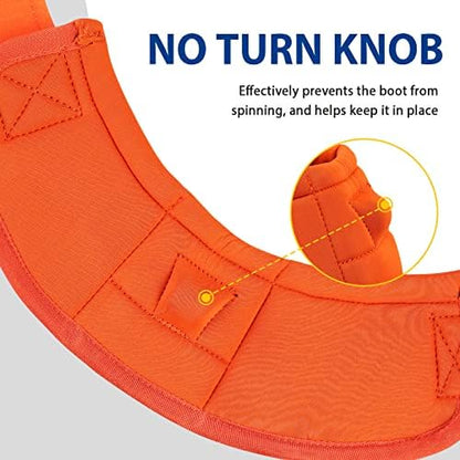 Harrison Howard Horse Bell Boots Overreach Bell Boots No-Turn Bell Boots for Horse-Durable Protective Hoof Boot