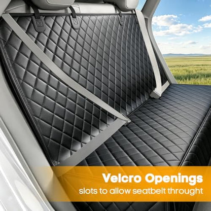 PETICON Waterproof Scratchproof Pet Bench Seat Covers for Cars, SUVs