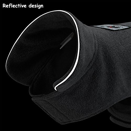 Creation Core Windproof Plush with Sport Vest Dog Clothes Night Reflective Jacket Pet Keep Warm Jacket No Pull No Choke Design Eco-Friendly for Small and Large Big Dog(Grey XXL)