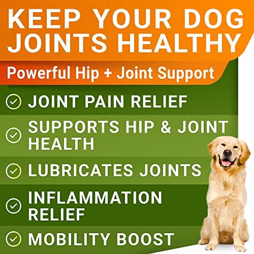 Advanced Glucosamine for Dogs, Chondroitin & MSM Hip Joint Supplement Chews