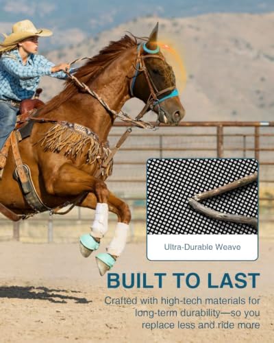 Hilltown Fly Mask for Horse with Ears - Full, Blue