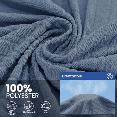 Pet Couch Cover for Dogs, 3 Cushion Sofa Slipcover, Blue