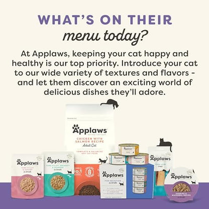 Applaws 3-Flavor Variety Lickable Cat Treats 60-Pack 0.5 oz Sachets