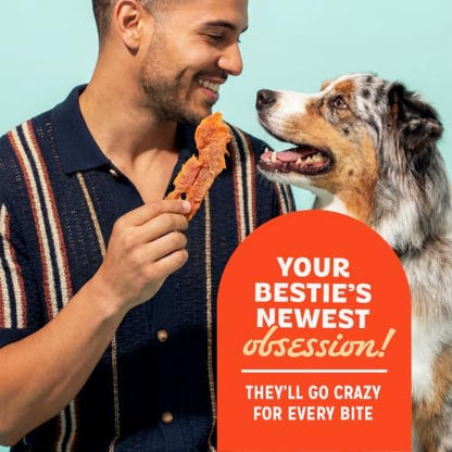 Pur Luv Chicken Jerky Dog Treats with Hip & Joint Support, 12 oz