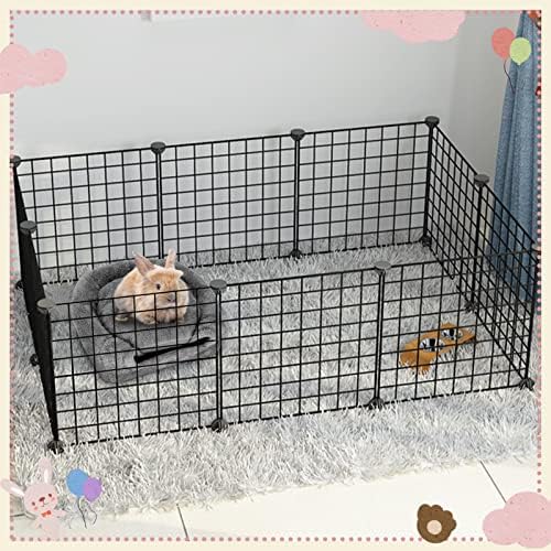 YUEPET Rabbit Hideout House, Large Rabbit Cave Bed, Bunny Triangle House