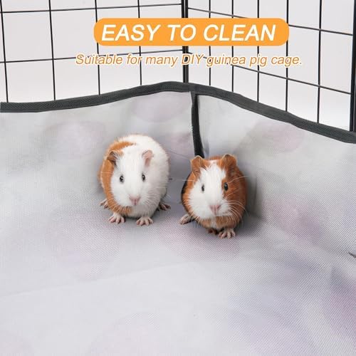 Guinea Pig Cage Liner，Washable Waterproof Oxford Cloth Cage Liners for Small Animals,Hamster Chinchilla Hedgehog Rabbit and Other Small Animals Not Include Cage(24x36 inches)