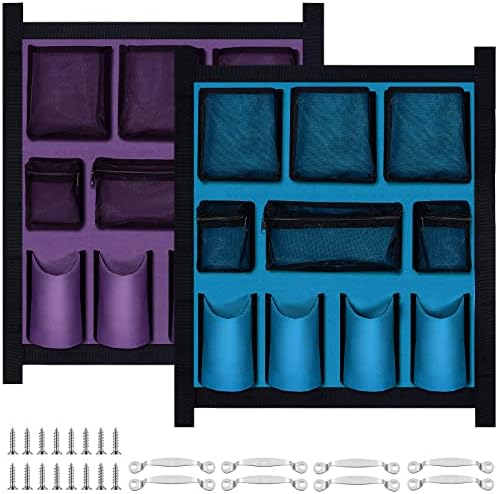 Riakrum 2 Pcs Horse Trailer Grooming Bag, Purple Blue, 29.92 x 22.83 Inch
