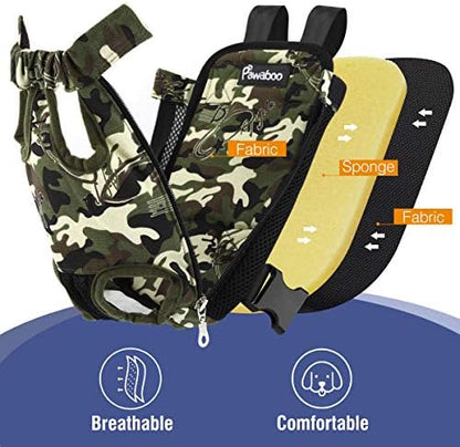 Pawaboo Pet Front Carrier Backpack for Small Medium Dogs