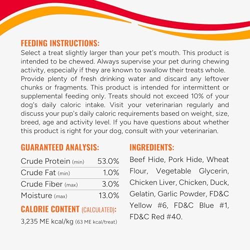GOOD 'N' FUN Blasts Long-Lasting Dog Treat Made with Real Protein, 4 oz