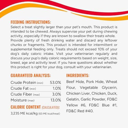 GOOD 'N' FUN Blasts Long-Lasting Dog Treat Made with Real Protein, 4 oz