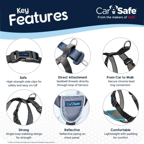 CarSafe Dog Travel Car Harness | Size S