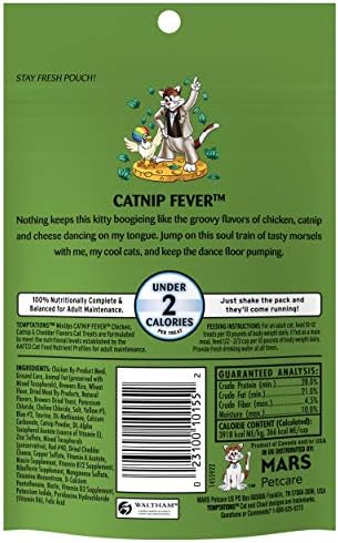 Temptations MixUps Crunchy and Soft Cat Treats, Catnip Fever, 3 oz, 12pk