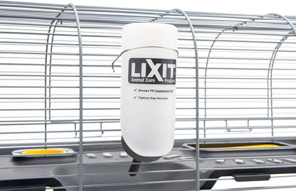 Lixit Wide Mouth BPA-Free Cage Water Bottles for Rabbits, Ferrets, Guinea Pigs, Rats, Chinchillas, Hamsters, Mice, Hedgehogs, Gerbils and Other Small Animals. (Translucent, 8 Ounce)