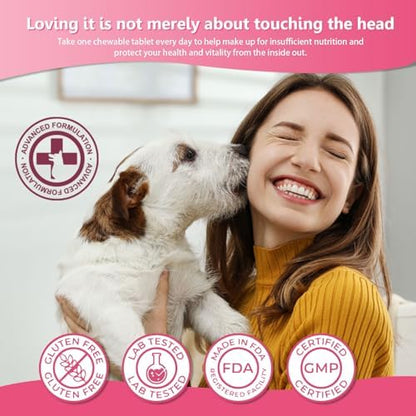 26-in-1 Dog Multivitamin Chews – Glucosamine, MSM