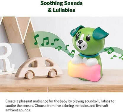 LeapFrog Scout LF2911 Baby Monitor Camera, WiFi Remote Access, 1080p HD 360 ° Pan & Tilt Smart Camera, 2-Way Audio Talk, Night Light, Night Vision, Soothing Sounds, Temp. & Humidity Sensor