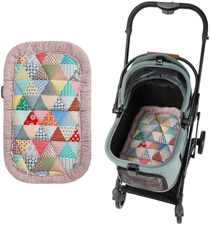 Beberoad Reversible Pet Stroller Pad - Dual-Sided Cooling & Warmth Cushion, Washable Mat for Cats and Dogs, All-Season Use