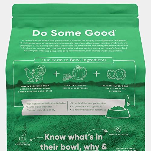 Open Farm Grain-Free Homestead Turkey and Chicken Dog Food 4.5 Pounds