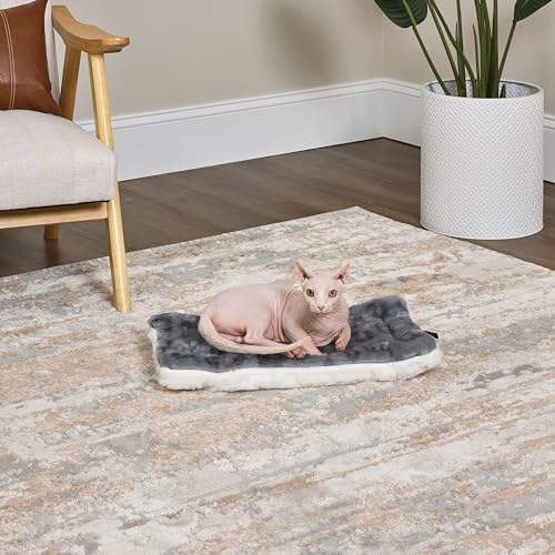 MidWest Homes for Pets Reversible Pet Bed; Machine Washable; Great for Small Dog Breeds; Spotted Gray; 22"; 40222-FVGYS